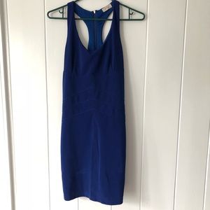 Navy blue mini dress